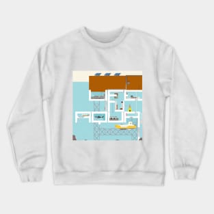 LIFE IN AQUA Crewneck Sweatshirt